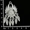 Accesorios de imán para refrigerador de la etnia Miao, piezas estilo chino de fénix y mariposa imitación plata, estilo étnico de plata Miao de nicho, pavo real, área escénica de Guizhou