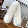 Bufanda de invierno nueva de imitación de cuero extranjero con cuello de piel, doble cara, cuello de piel coreano, zorro, para mujer, cálida, engrosada