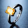 Anillo de Imitación de Moissanita Ocho Corazones y Ocho Flechas para Mujer Un Quilate Anillo de Boda Clásico de Seis Garras Fabricante de Anillos de Diamante Suministro Listo
