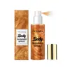 Spray de Glitter Corporal Colorido Oceaura Pó de Glitter Natural Iluminador de Longa Duração Não Pegajoso Spray de Brilho Corporal
