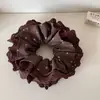 Goma para el pelo de lunares estilo coreano de doble capa para mujer, Goma de cintura pequeña de alta gama, Goma de pelo estilo perezoso, Accesorio para el cabello