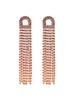 Pendientes largos con borlas que combinan con todo de Machika Fashion, de lujo, de alta gama, con brillantes diamantes de imitación, accesorios para las orejas.