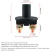 Interruptor de desligamento de bateria para modificação de carro, botão de desligamento de energia para todo o carro, interruptor de alta corrente, item popular de comércio exterior