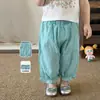 Ropa para Niños Zhe Li Pantalones para Niñas Verano Estilo Delgado 2026 Casual para Niños Pantalones Jogger Anti-Mosquitos Pantalones Capri para Bebé Niña Clase A