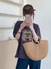 Camisa Versátil de Algodón Bambú Suelta para Mujer, Cuello Redondo, Manga Corta, Estampado de Copos de Nieve, Directo de Fábrica, Envío Directo de Fábrica, Dropshipping de Una Pieza