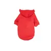 Ropa para Mascotas Transfronteriza Sudadera de Otoño e Invierno Color Sólido Simple de Dos Patas Perro Gato Teddy Estilo Deportivo Ropa para Mascotas