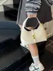 Bolso de Mano de Color Contrastante de Alto Gama para Otoño e Invierno Bolso de Hombro Simple y Versátil para Mujer Bolso Cruzado de Nicho para Mujer