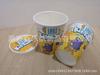 Los clientes establecen el vaso de papel publicitario Zhi; Vaso de papel con doble revestimiento para oficina, 9 oz