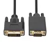 Nueva línea de conversión de DVI a VGA HD a analógico de cobre con chip, macho a hembra DVI a VGA