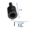 Portabrocas Jt0 0.3-4Mm/6.5Mm Eje de Conexión 6.35 Varilla de Motor Accesorios Pulido Colgante Taladro Eléctrico Pequeño Pulido de Mesa