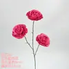 Materiales Florales Rojo Rosa de Alta Calidad Más Vendidos para Accesorios de Salón de Bodas, Decoración de Entrada, Arreglo Floral de Techo Estilo Chino Nuevo y Decoración de Pasillo