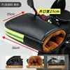 Guantes para manillar de motocicleta eléctrica, engrosados, a prueba de viento, impermeables, cálidos y universales para uso invernal