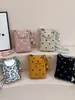 Bolsa Pequena de Bolinhas 2026 Transfronteiriça para Mulheres, Bolsa de Balde Color-Blocking para Celular, Bolsa de Ombro Transversal Casual de Moda para o Verão