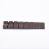 Accesorios de Plástico para Muebles Perfil 21*100 Pie Trapezoidal de Plástico para Alacena Vinoteca Pie Inferior Nivelador Piezas de Plástico