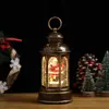 Linterna de Caballo Nueva de Navidad Linterna de Caballo Retro Europea Caja de Música de Nieve Decoración Navideña Adorno de Escritorio Lámpara