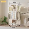 Varal de Roupas, Cabideiro de Chão, Cabide de Roupas, Varal para Quarto, Casa, Varanda, Simples, Estiloso, Criativo e Multifuncional