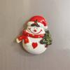 Adesivos de Geladeira Cabeça de Ano Novo e Natal Presente Transfronteiriço Criativo Adesivos Magnéticos Decorações Tridimensionais para Vidro de Janela