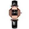 Reloj de Cuarzo Suizo para Mujer, Modelo con Forma de Diamante, Pequeño Reloj Verde de Moda, Dropshipping para Transmisiones en Vivo