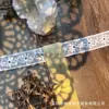 Em estoque Novo Lolita Bordado Solúvel Em Água Lace Leite Seda Único Lado Flor Onda Lace Lace Código De Barras