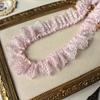 Encaje Plisado Suave No Elástico de Alta Calidad Hecho a Mano Ropa para Mascotas Falda Borde Puños Sombrero Accesorios Mantel