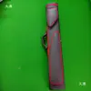 Estuche para Taco de Billar Bolsa para Taco Dividido 1/2 Bolsa para Taco de Nueve Bolas Barril de Taco Bolsa Grande para Taco Cuero PU 6 Agujeros Hombro Único Bolsa de Transporte Portátil