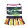 Vestido de princesa chaleco mediano para perro falda para gato perro falda con tirantes para mascota falda con tirantes para perro