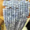 Comercio Exterior Ágata de Colores Accesorios para Joyería DIY Ágata Rayada Semiacabada Piedra Natural Cubo de Azúcar Joyería
