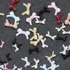 Mini Laços Acessórios para Nail Art Celebridade da Internet Laço Pequeno Francês Colorido Tamanho Misto Diamante de Resina Colorido Acessórios de Unha Vestíveis