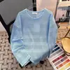 Camiseta de Malla Transparente con Calados de Manga Larga Kleinlai para Hombre, Verano, Estilo Cleanfit Old Money, Cobertor Protector Solar para Vacaciones
