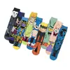 Calcetines Modernos de Algodón Peinado con Diseños de Dibujos Animados, Estilo Anime, Modelos de Primavera, Otoño e Invierno, Tallas Europeas y Americanas, Calcetines para Patineta, Media Pantorrilla, Absorbentes de Sudor