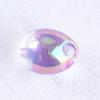 Colorido uv transparente pendurado buraco ângulo contas gota de água dividir buraco redondo contas diy artesanal frisado uva corda material colar acessórios
