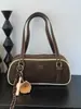 Bolso tipo almohada transfronterizo simple y moderno para mujer, bolso de hombro retro de color contrastante para otoño e invierno, bolso de hombro para commuting, bolso de alta gama