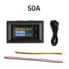 Medidor de Tensão Corrente Potência 9 em 1 Instrumento de Medição Multifuncional Tela Colorida LCD Medidor de Tensão Corrente CC CC 4-30V