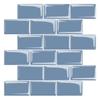 Pegatinas de pared autoadhesivas con pegamento de gota, procesamiento de fábrica, serie de ladrillos cuadrados pequeños, decoración de pared, papel tapiz 3D, pegatinas impermeables y resistentes a las manchas