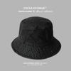 Sombrero de Pescador de Mezclilla Lavada del Fabricante para Mujer, Sombrero de Cubo Vintage Desgastado, Sombrero de Sol Versátil para Hombre, Al por Mayor en Stock, Se Puede Enviar en Nombre de Terceros
