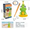 Lançador de beisebol infantil transfronteiriço brinquedo catapulta de pressão controle remoto elétrico tee treinamento de beisebol esportes