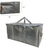 Bolsa de mudanzas transfronteriza de tejido grueso y acolchado, impermeable y a prueba de humedad, plegable, para guardar equipaje
