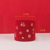 Cubo Mini de Abrazos de Año Nuevo Cubo de Bendiciones Adornos Decorativos para Inauguración de Casa Fruta de la Fortuna Fruta Roja Cubo de Bendiciones de Año Nuevo Venta al por Mayor