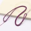 Nuevos accesorios simples cuerda trenzada Jade cuerda para collar semiacabada ajustable espiral colgante para hombre y mujer venta al por mayor