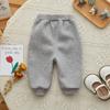 Pantalones de niña Otoño e Invierno forrados de felpa Conejo Pantalones Infantiles Estilo Coreano Pantalones Infantiles Invierno Pantalones de Niña Otoño e Invierno