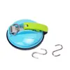 Gancho de Ventosa de Vacío - Extra Grande de 13 cm Gancho de Succión Fuerte con 2 Ganchos en S, Fácil Operación de un Solo Botón, Sin Taladrar - Montaje en Pared Resistente para Vidrio, Azulejo, Baño, Cocina, Ventana