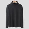 Camiseta interior de cuello alto para hombre de terciopelo otoño e invierno cálida forrada de forro polar terciopelo de doble cara manga larga camiseta interior productos genuinos ropa interior Hombre