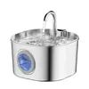 Fábrica de Origen Dispensador de Agua Inteligente para Mascotas de Acero Inoxidable de 2.2L Agua Circulante Automática Gran Capacidad Comedero de Agua para Gatos y Perros