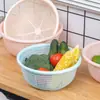 Cesta para Lavar Verduras de Cocina al por Mayor, Juego de Recipientes de Plástico con Drenaje, Recipiente para Lavar Frutas, Cesta de Almacenamiento para Fregadero, Vajilla, Cesta para Lavar Verduras.