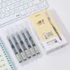 Pluma de Líquido Directo Secado Rápido Bolígrafo de Bola de Líquido Directo Bolígrafo de Gel Gran Capacidad Pluma de Agua Negra Firma Especial para Oficina para Examen de 0.5