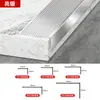 Tiras antideslizantes para escaleras de aleación de aluminio, borde antideslizante para peldaños, perfil de borde en ángulo recto en forma de L para jardines de infancia, escuelas y centros comerciales