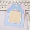 Notas Adhesivas Lindas de Dibujos Animados de Gatos Estilo Ins Gato Uso Diario para Estudiantes con Alta Apariencia y Pegatinas Pegajosas N Veces