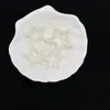 Perla Hueca de Imitación ABS con Agujero Estrella de Cinco Puntas Pulsera DIY Cadena para Teléfono Adorno Colgante para Coche Accesorios de Cuentas Transmisión en Vivo