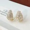 Pendientes de Perla Gotas de Agua Retro Franceses para Mujer Lujo Ligero Diseño de Nicho Coreano Pendientes Elegantes de Perla Coma Pendientes