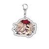 [Laminado] Llavero Acrílico de Demon Slayer Kamado Tanjiro Mi Esposa Zenitsu Colgante para Mochila